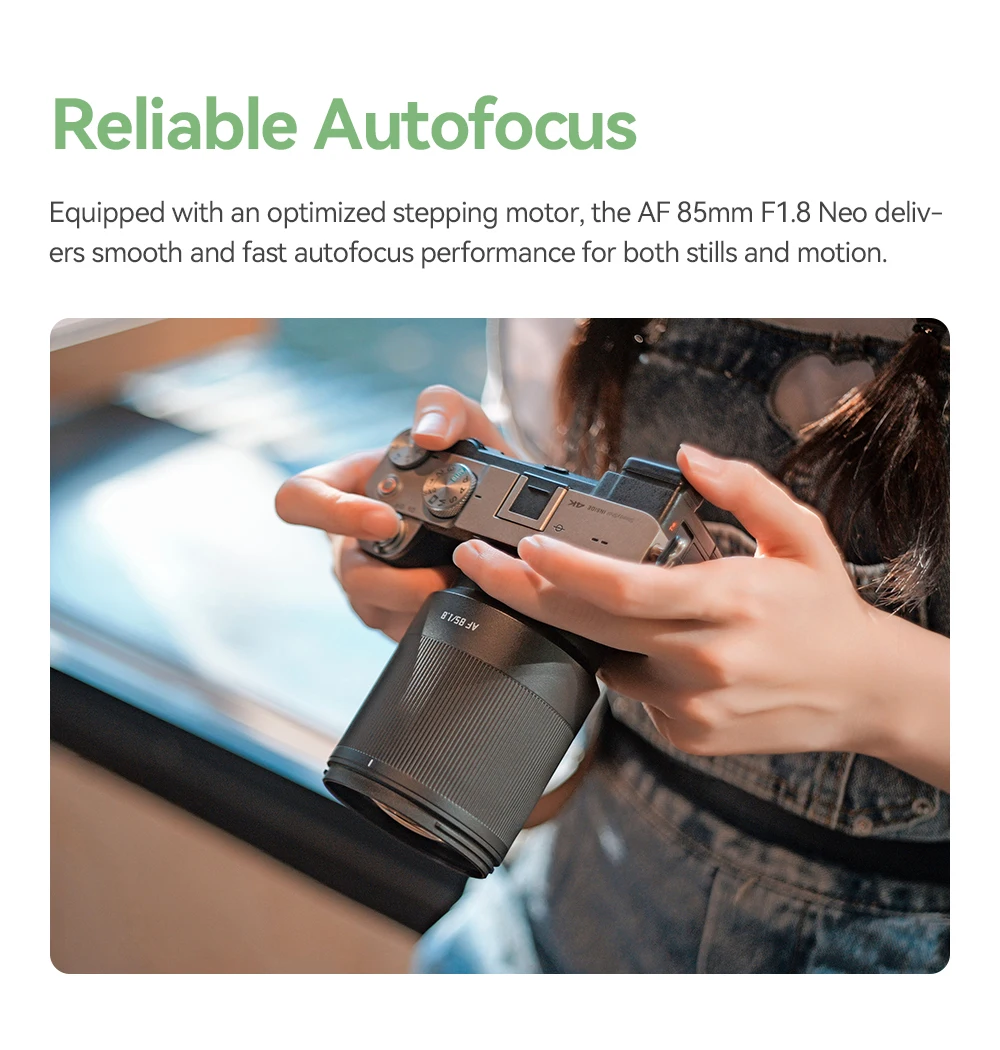 TTArtisan AF 85mm F1.8 NEO Vollformat-Autofokus-Porträtobjektiv für Sony E Nikon Z L-Mount Spiegellose Kameras ZFC ZF Z6 Z5 A6600 – Detail 13