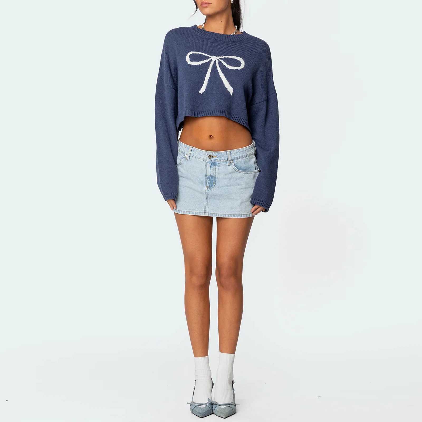 Women Summer Mini Denim Skirts Low Rise Solid Color A-Line Skirt For Beach Vacation Party Daily Wear Outdoor Activity Streetwear