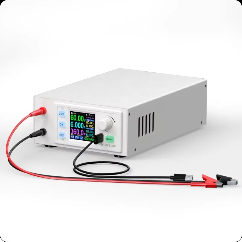 RK6006-C Precision Switching Regulator AC-DC Bench Power Supply 0-60V 6A Digital Stabilizer for Battery ChargingMaintenance Test