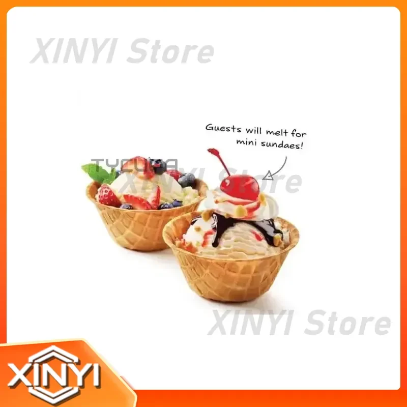 for Waffle Bowl Maker Machine Electric Ice Cream Cup Shape Waffle Pancake Machine Commercial Appliance Cafe Dessert Pastry