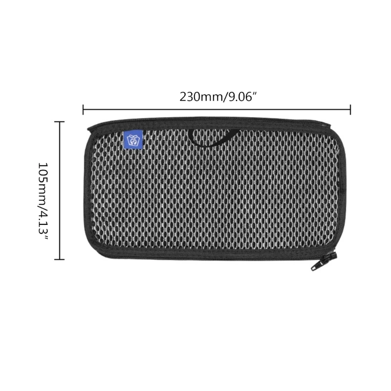 573A Protezione protettiva per fascia flessibile con chiusura a cerniera per auricolari ROG