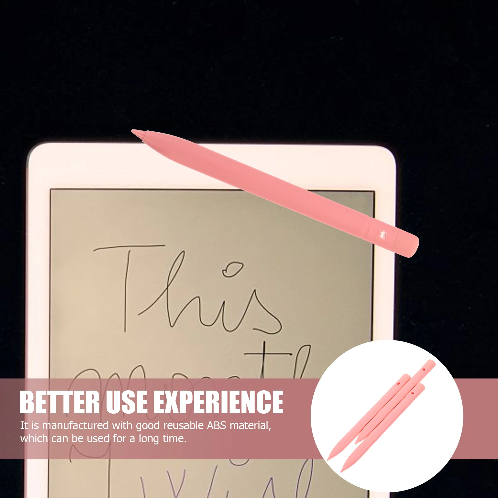 3 Pcs LCD Tablet Pen Polegadas Escrita Canetas Stylus Inteligentes de Cristal Líquido para