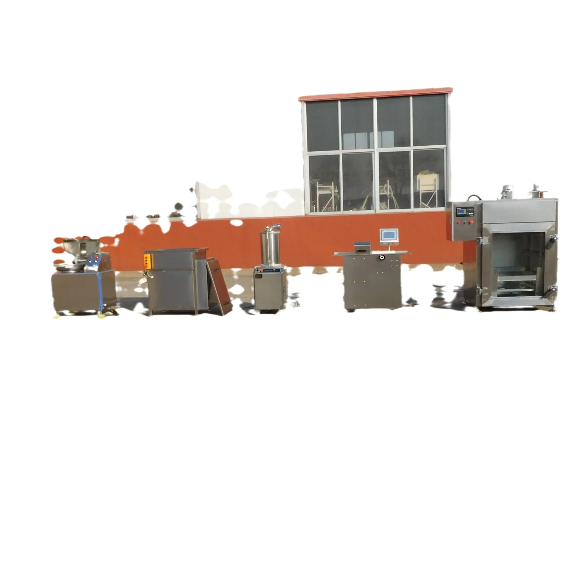 

Sausage, full set, processing, equipment, Harbin, red sausage, production line, small meat puree