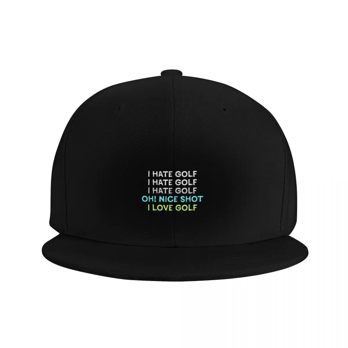 I Hate Golf Oh Nice Shot I Love Golf Baseball Cap cute Sunscreen Hats For Women Men's