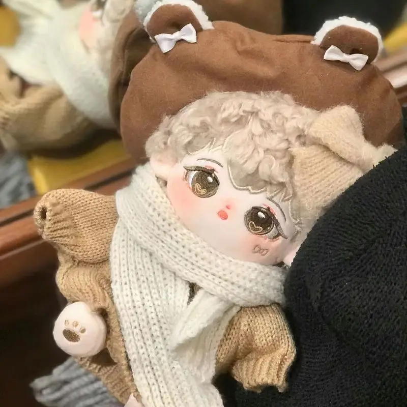 

Хлопковая кукла 20 см, плюшевая, милая, без одежды, которую можно переодевать в новую одежду.