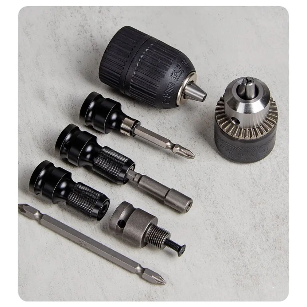 

1.5-16mm Angle Grinder Converter 1/2 Thread Drill Converter Drill Chuck Converter with Chuck Key Mount Impact