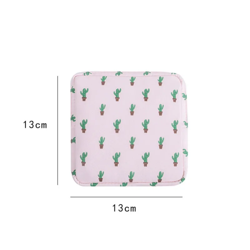 1PCS Women Cosmetic Bag Case Necessary Cute Travel Organizer Fashion Girl  Lipstick Sanitary Pads Toiletry Bags Makeup Pouch Bag