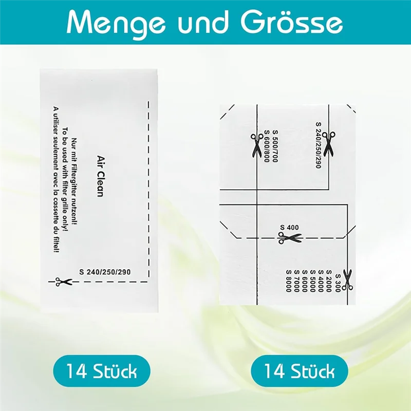 A44T Essential 14Pcs Motor And Vacuum Cleaner Filter Kit For  Complete C1/2/3, High-Quality Replacements
