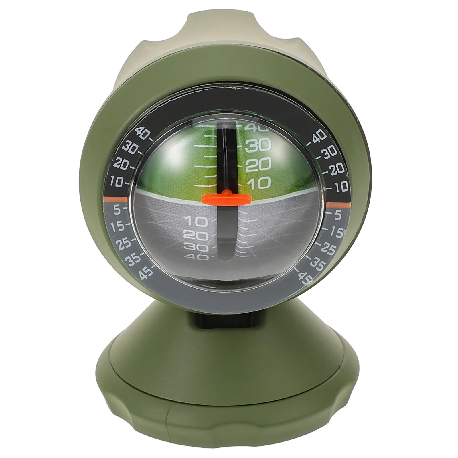 

Car Inclinometer Level Slope Meter Measuring Tool Olive Green ABS Material Multi Function Vehicle Compass Gauge Tilt Instrument