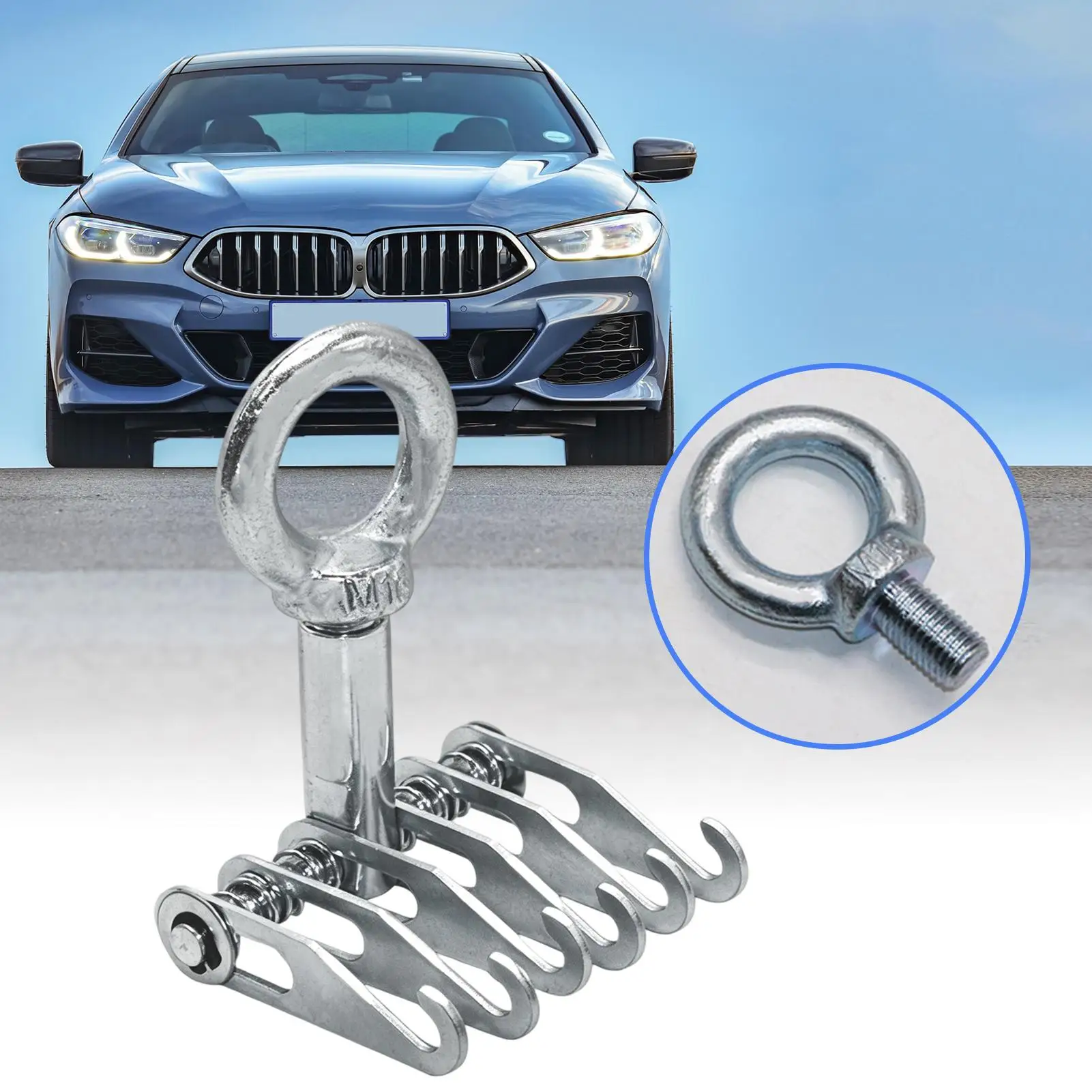 Six Claw Pull Hook For Car Dent Repair, With Lifting Ring Matched Slide Hammer, Professional Auto Sheet Metal Pit Removal