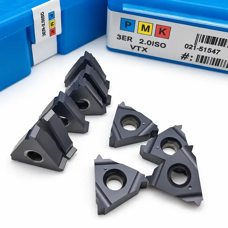Original Vargus Insert Thread Blade 3ER A55 A60 AG55 AG60 0.75 1.0 2.0 3.0ISO 14W 18BSPT 12UN VTX Cutter Metal Lathe Tool CNC