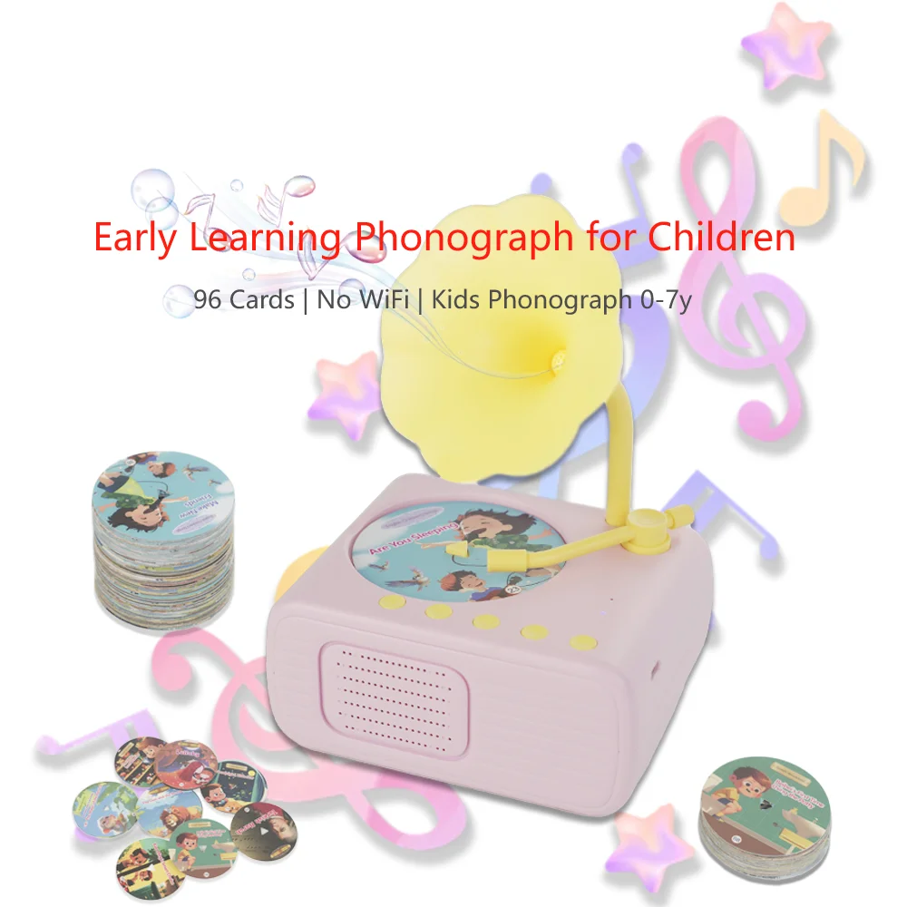 الأطفال في مرحلة الطفولة المبكرة الفونوغراف آلة تعلم اللغة للأطفال هدية عيد ميلاد الأطفال موسيقى نوم الطفل #1