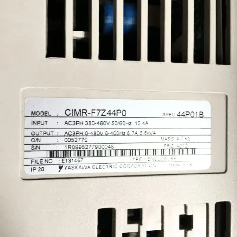 New CIMR-F7Z44P0 Yaskawa Inverter 1 Year Warranty Expedited Delivery