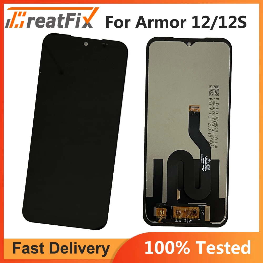 

6.52" LCD For Ulefone Armor 12 5G LCD Display Touch Screen Digitizer Assembly For Ulefone Armor 12s LCD Sensor Replacement Parts