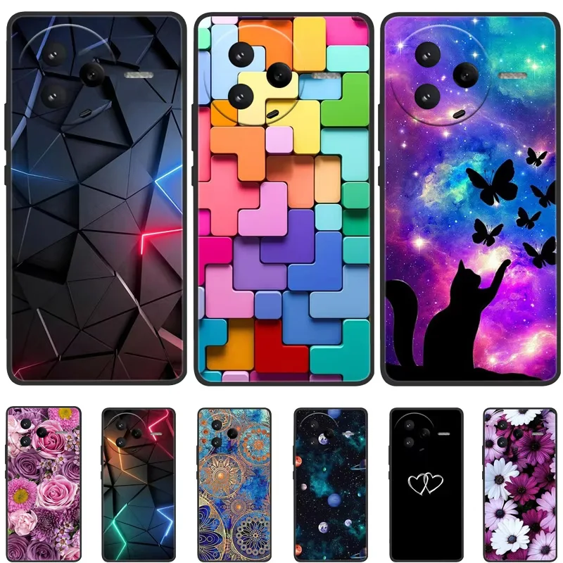 ل Xiaomi Poco F7 Pro حافظة سيليكون فاخرة الفضاء لينة الوفير ل Poco F7 برو غطاء الهاتف بولي TPU Funda PocoF7 Pro 2025 حقيبة الموضة