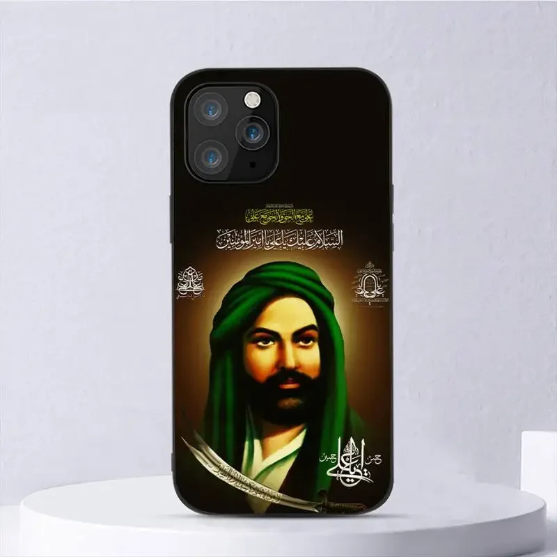 Islamic Hz Ali Phone Case For iPhone 11 12 Mini 13 14 Pro XS Max X 8 7 6s Plus 5 SE XR Shell