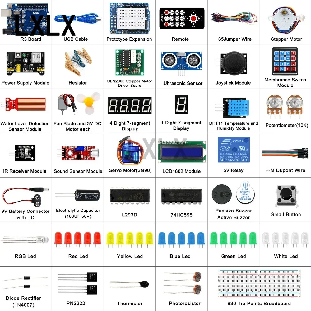 Super Starter Kit for R3 Mega2560 Mega328 Nano and Tutorial Compatible Arduino IDE