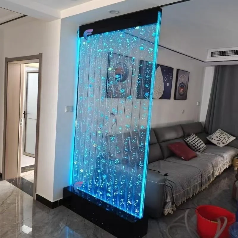 Customization.Modern-style Acrylic Bubble Walls and LED Light Printing Designs Are Suitable for Wedding Parties or Hotels