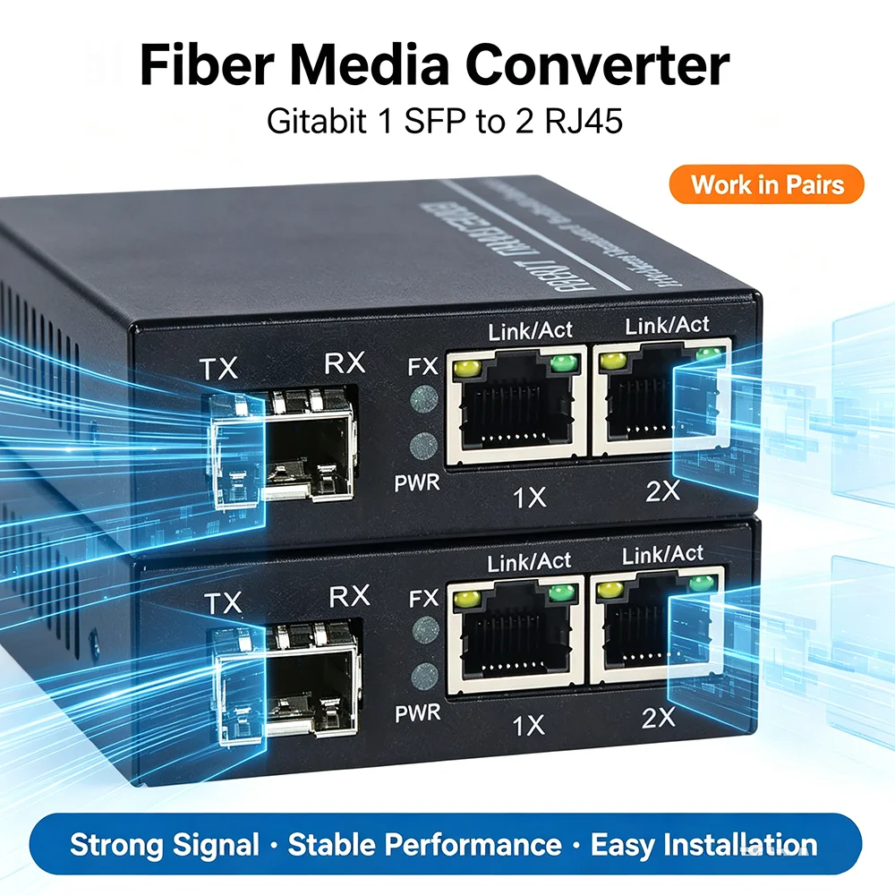 Kit Konverter Media Gigabit SF - Power Over Ethernet ulasan dan harga