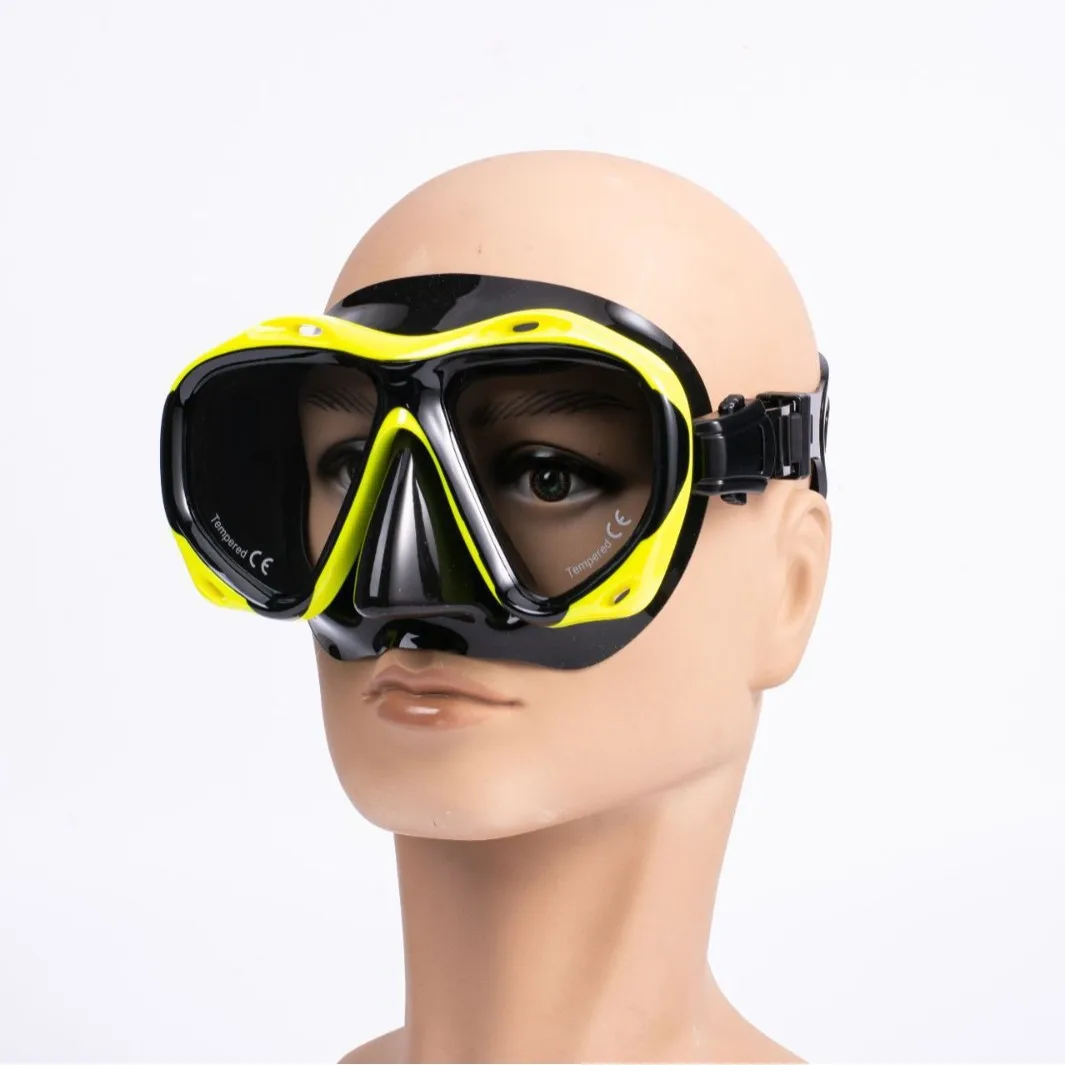 

Набор для подводного плавания для взрослых и детей, маска для плавания с защитой от запотевания и ультрафиолета и трубкой с сухим верхом, панорамная без утечек
