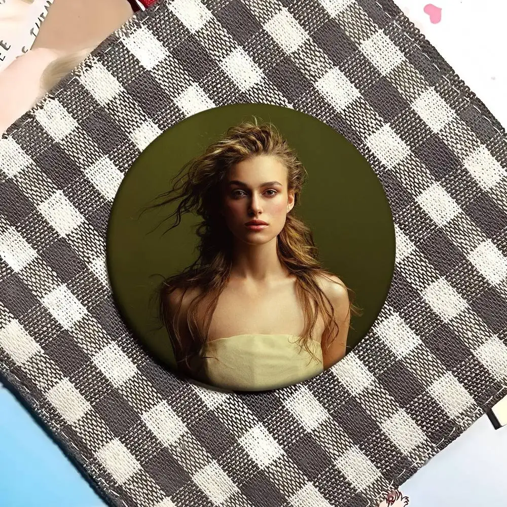 K-Keira كريستينا نايتلي صور دبابيس الإبداعية شارة مستديرة الهدايا دبابيس 32/44/58 مللي متر #4