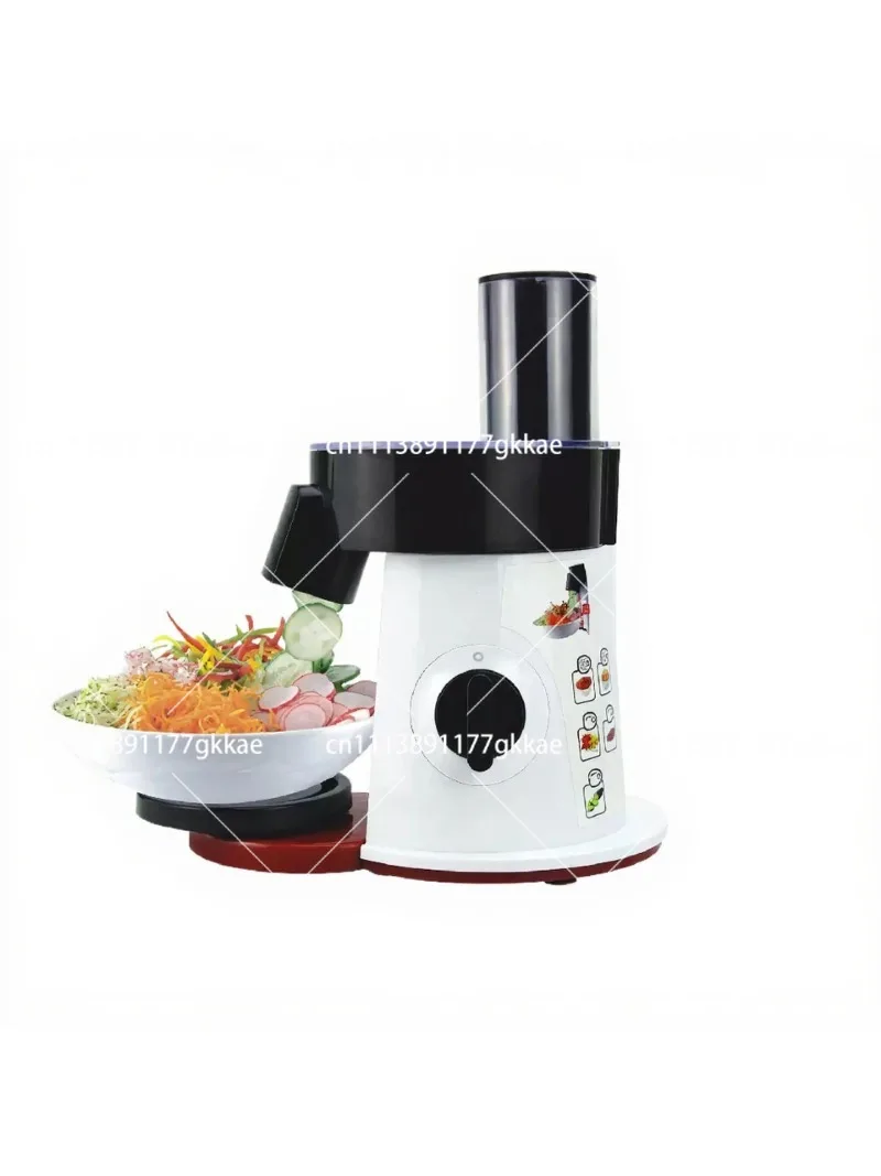 Electric Salad Maker Vegetable Slicer with 5 Blades Home Kitchen Food Chopper