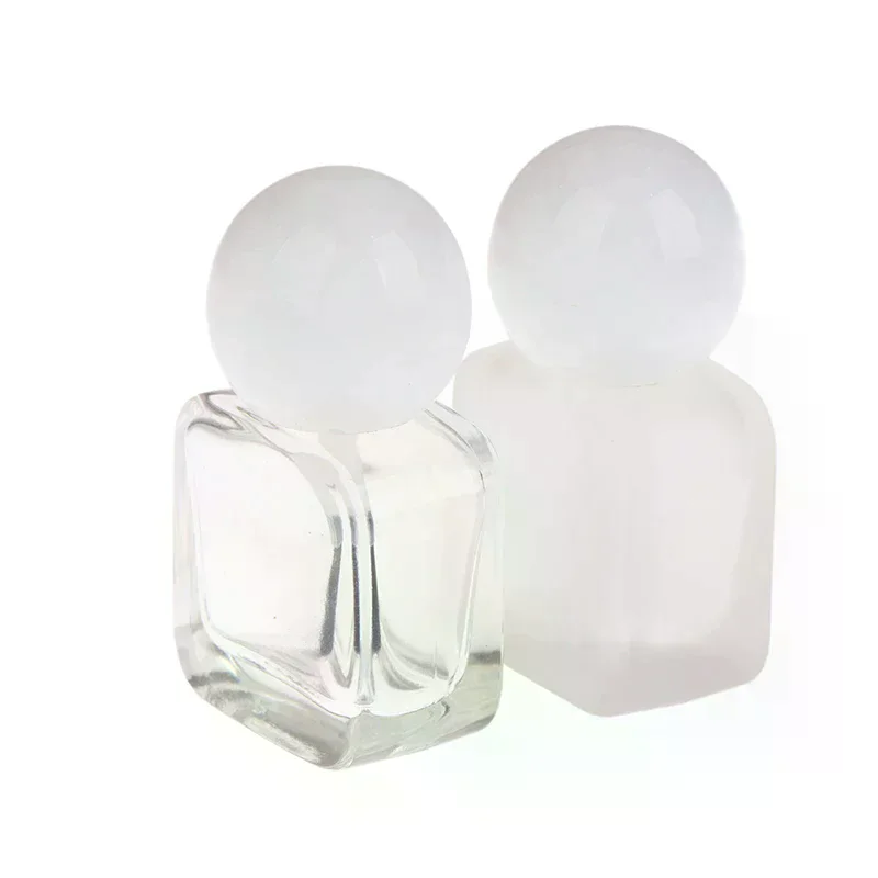 1pcs 10ml Nail Polish Gel Brush Cap Tool Empty Bottles Clear Glass With Oil Art For Nail Art Design