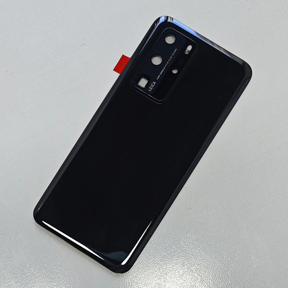 Original Battery Back Cover Glass Rear Door Housing for Huawei P40 Pro ELS-NX9, ELS-N04, ELS-AN00, ELS-TN00 - Replacement