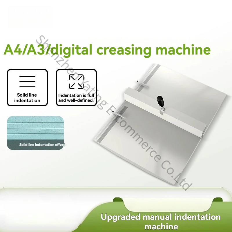 Manual Small Indentation Machine Paper Creasing Folding A3/A4 Business Card Photo Greeting Card Album Pressing Glue Cover