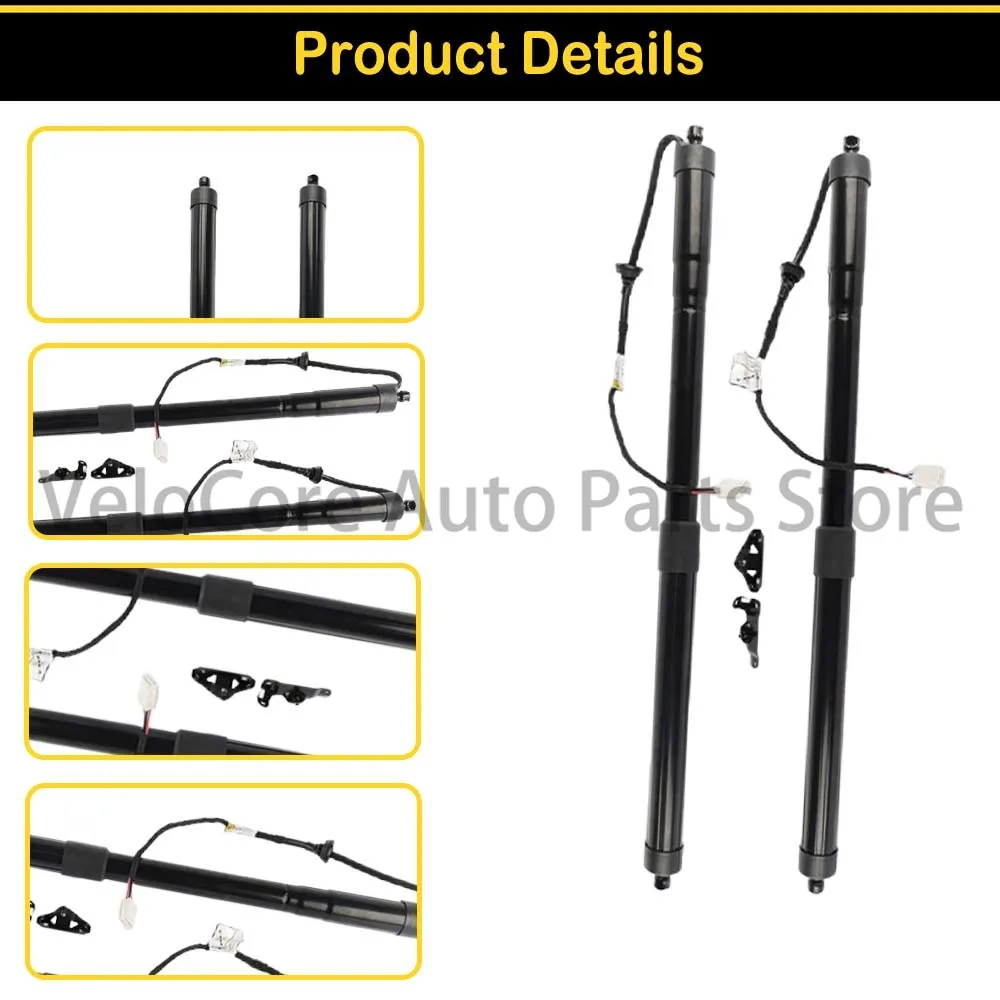Precision-Alloy Electric Tailgate Struts for 2014-2019 Toyota Highlander 6891009130 6891009120, Rust-Resistant & Quiet