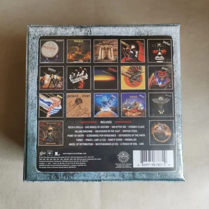 Metal God Complete Collection 19CD Collection Gift Box Music CD The Most Influential British Band in The World Heavy Metal Band