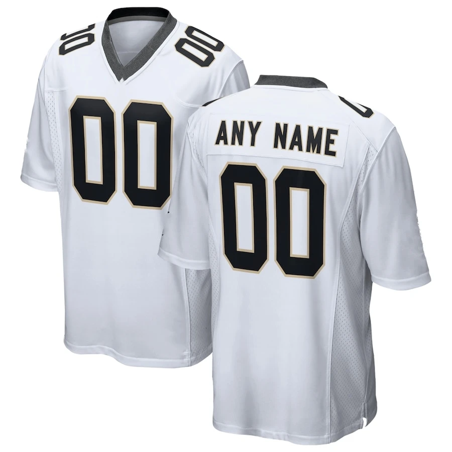 Custom New Orleans Stitched Jersey America Game Footbball Jersey Personalized Any Name Number For Men Women Youth