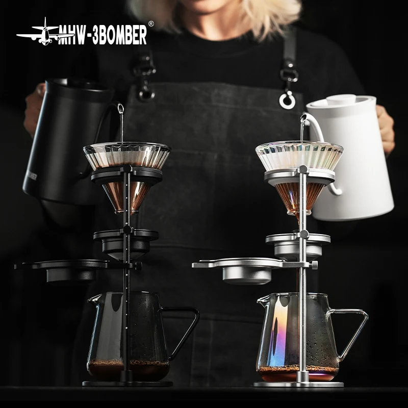 

MHW-3BOMBER Smooth Coffee Ice Ball Maker Mold-Cold Brew Espresso Chilling Ball Sphere Stand,for Cold Brew&Cocktails,Barista Tool