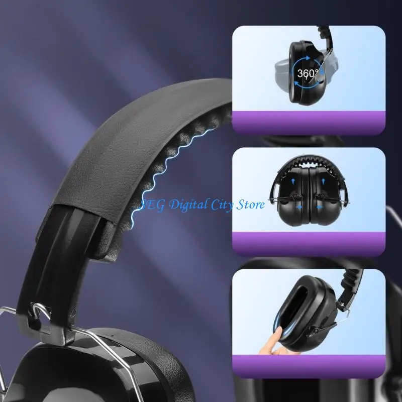 

U75B Sound Blocking Kid Hearing Protections Earmuffs Hearing Protectors for Studying