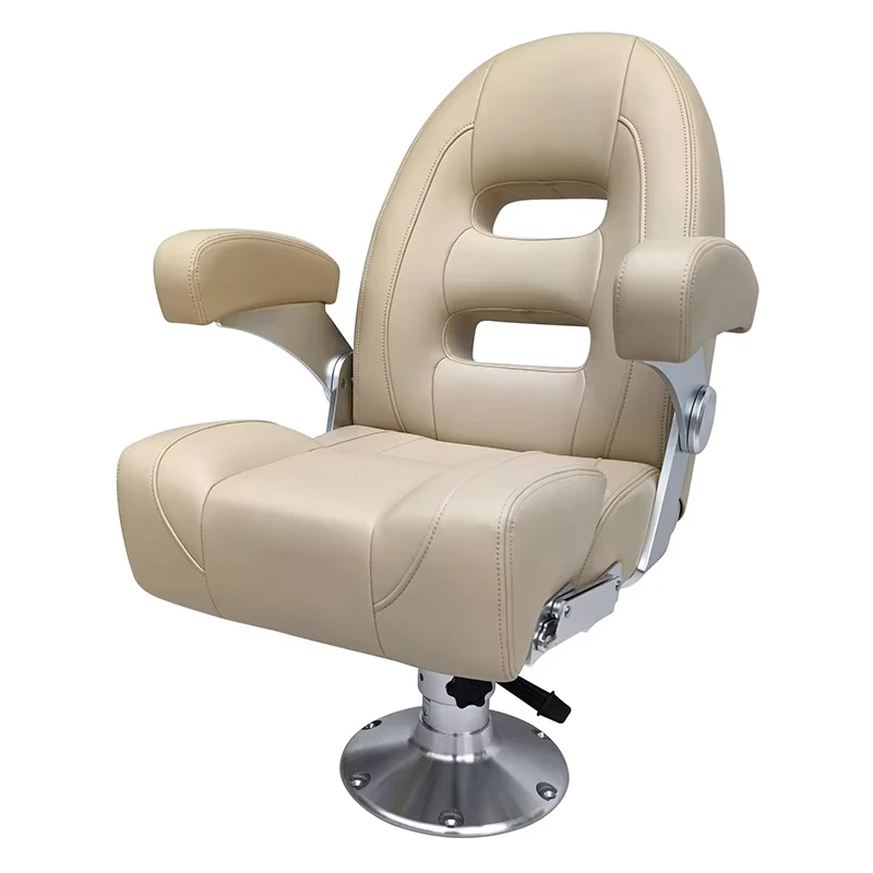 Genuine marine custom rotating suspension seat base marine captain seat