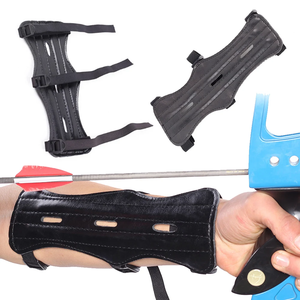 Archery Arm Guard Forearm Guard Adjustable Strap Archery Armguard Archery Protection Equipment for Hunting