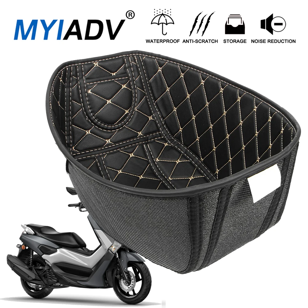 For YAMAHA NMAX155 NMAX125 2015-2019 Motorcycle Seat Bucket Pad Storage Box Inner Bag Luggage Trunk Liner Protector Accessories