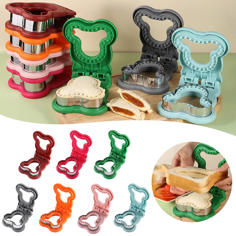 Bear-Shaped Sandwiches Cutter For Cutting Bread Edge Multifunctional Crustless Bread Maker DIY Baking Tools