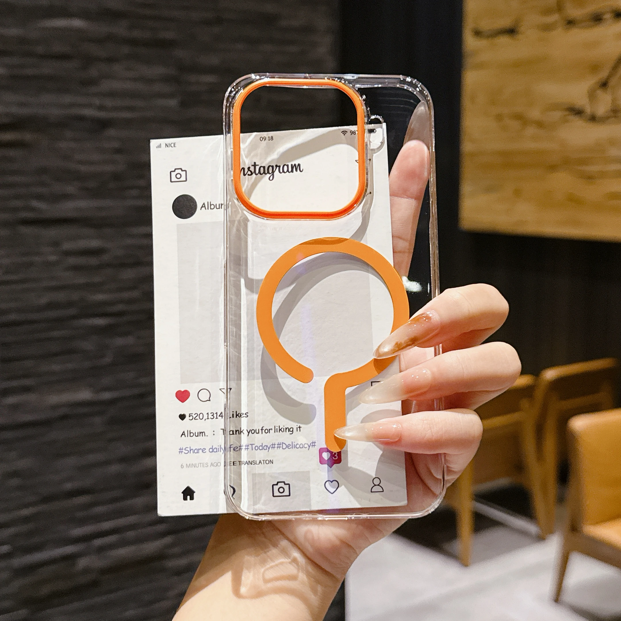 Clear Plastic For OPPO Find X9 Pro Case Protection Magsafe Question Sign Texture Protector Mobile Phone Case Cover
