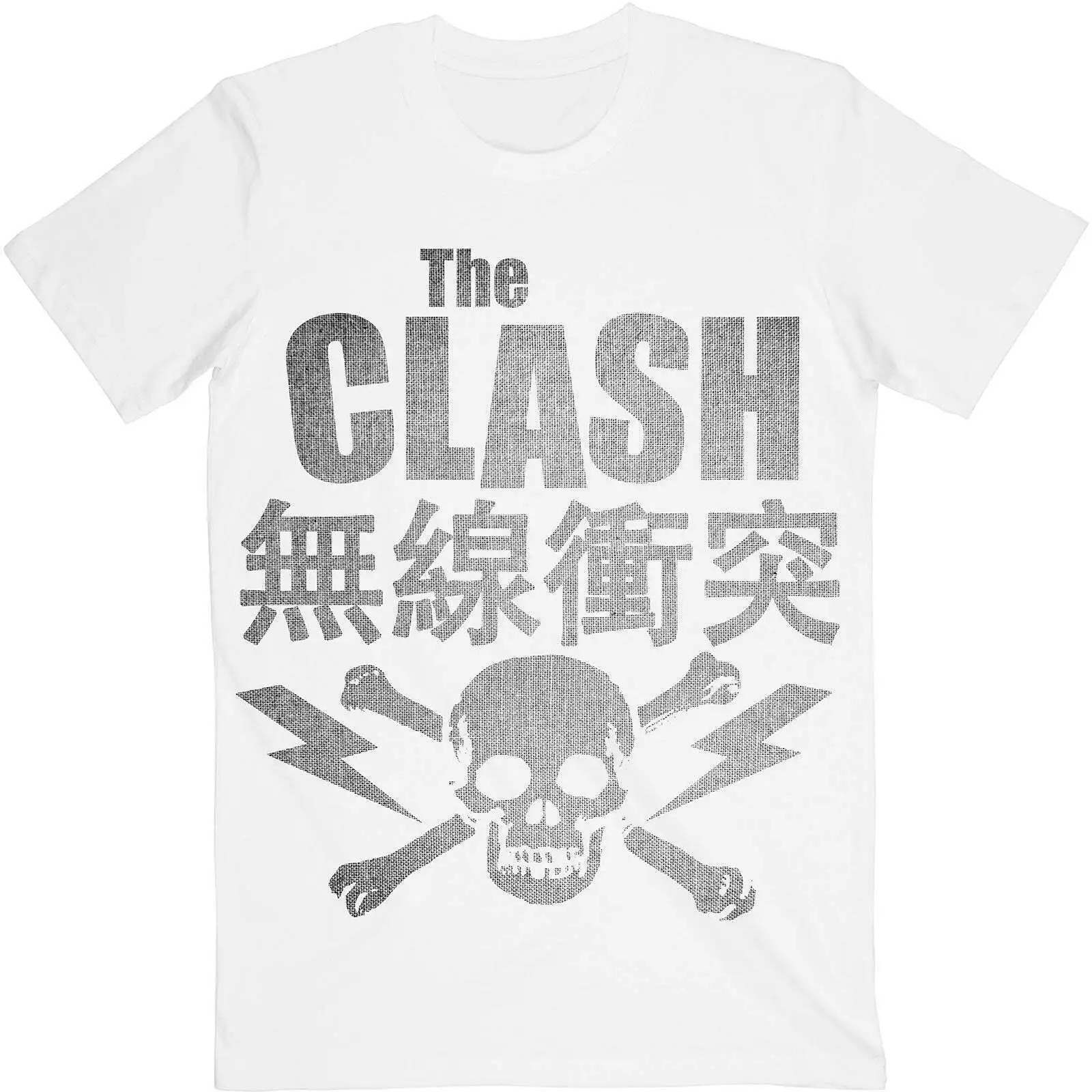 The Clash T Shirt Skull Crossbones Official New