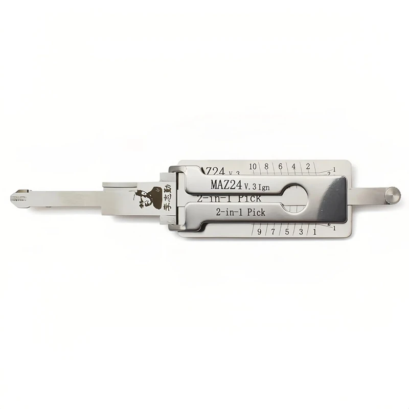 Lishi MAZ24V.3 2 in 1 Locksmith Tool Lock Pick & Decoder Flat Milling for Mazda 2/3/5/6/8/Haima models view 3