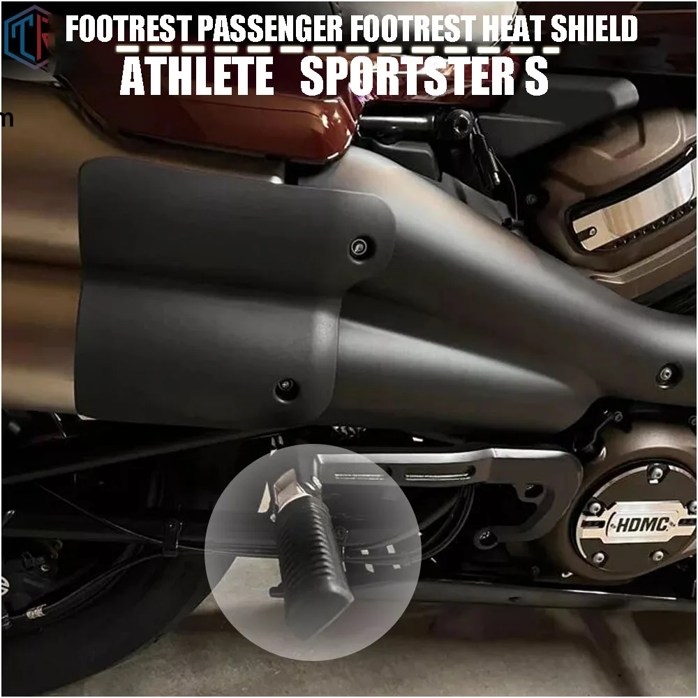 

Motorcycle Rear Passenger Foot Pegs Footpegs Foot Rests Pedal & Mount Fit FOR Sportster S 1250 RH1250 RH 1250 2021 2022