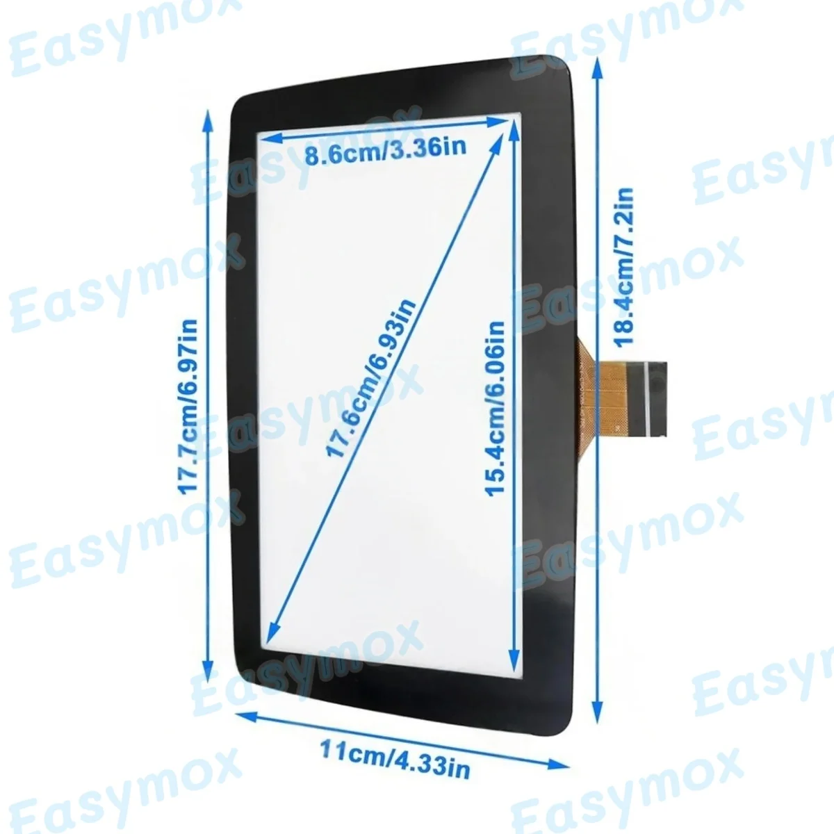

7inch LCD Digitizer Touch Panel for Mazda 3 Alexa 2014- 2016 Screen Glass Cover Navigation Radio Repair Replacement B61A611J0