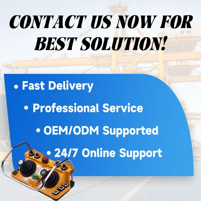 JYRDI F24-60 Professional Wireless Joystick Remote Control for Hoist Crane System