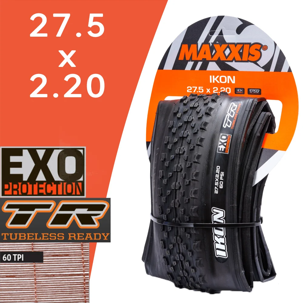 MAXXIS IKON 27.5x2.20 マキシス　マウンテンバイク MAXXIS IKON Folding MTB Bicycle Tire 26x2.20 27.5x2.20 29x2.20