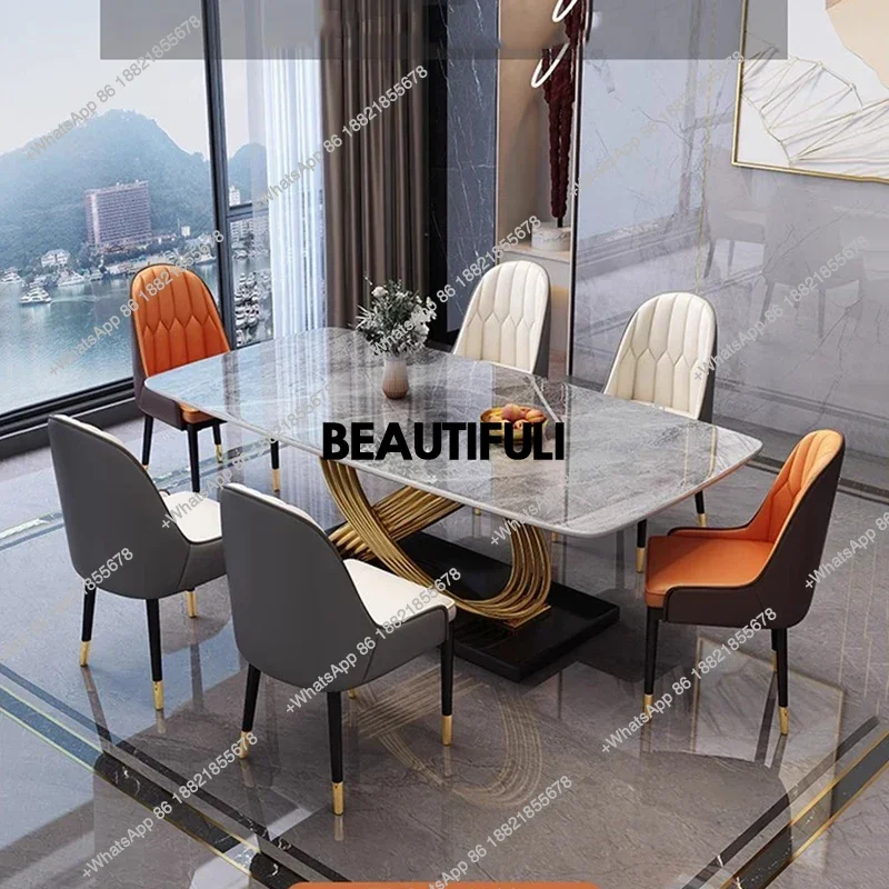 

Restaurant Nordic Dining Tables Reading Steel Luxury Salon Dining Tables Living Room Kitchen Mesa De Comedor Luxury Furniture