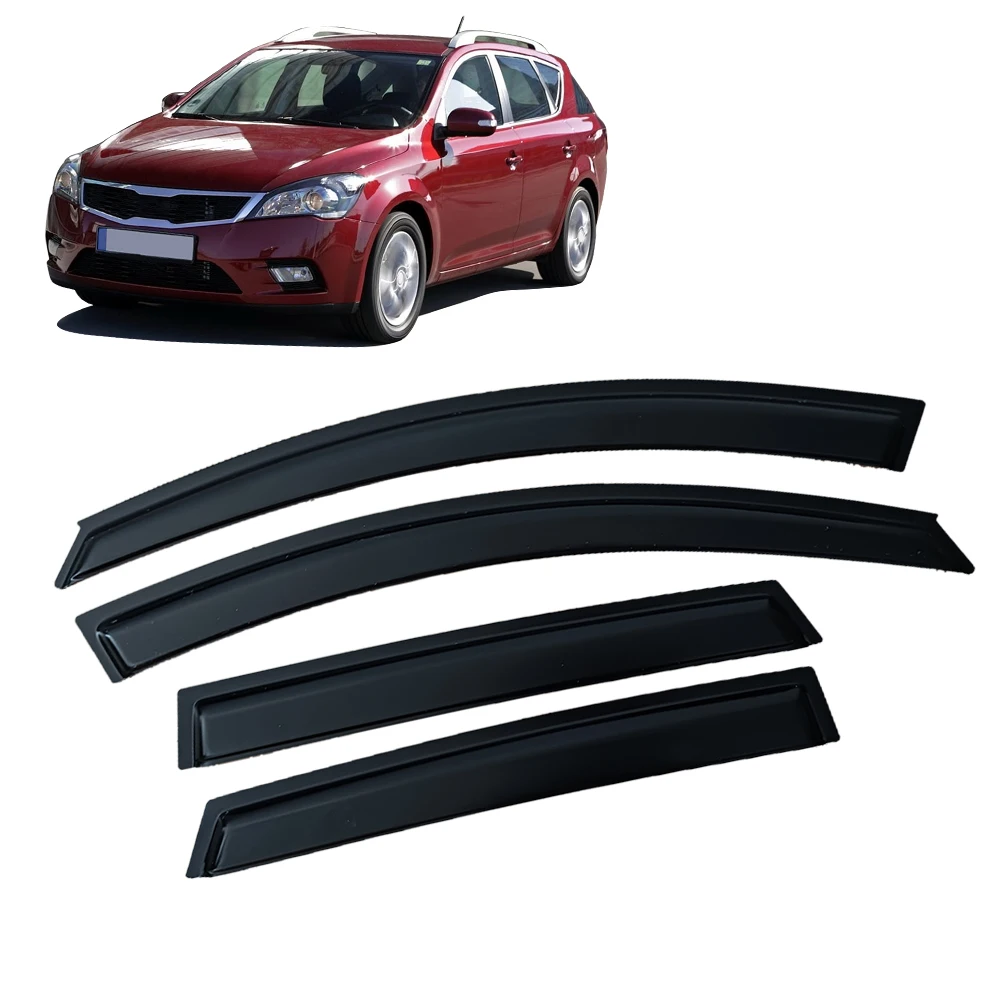 

Window Visor for Kia Ceed Wagon 2007 2008 2009 2010 2011 2012 Wind Deflectors Rain Guards Door Visor Vent Shades Ventvisor