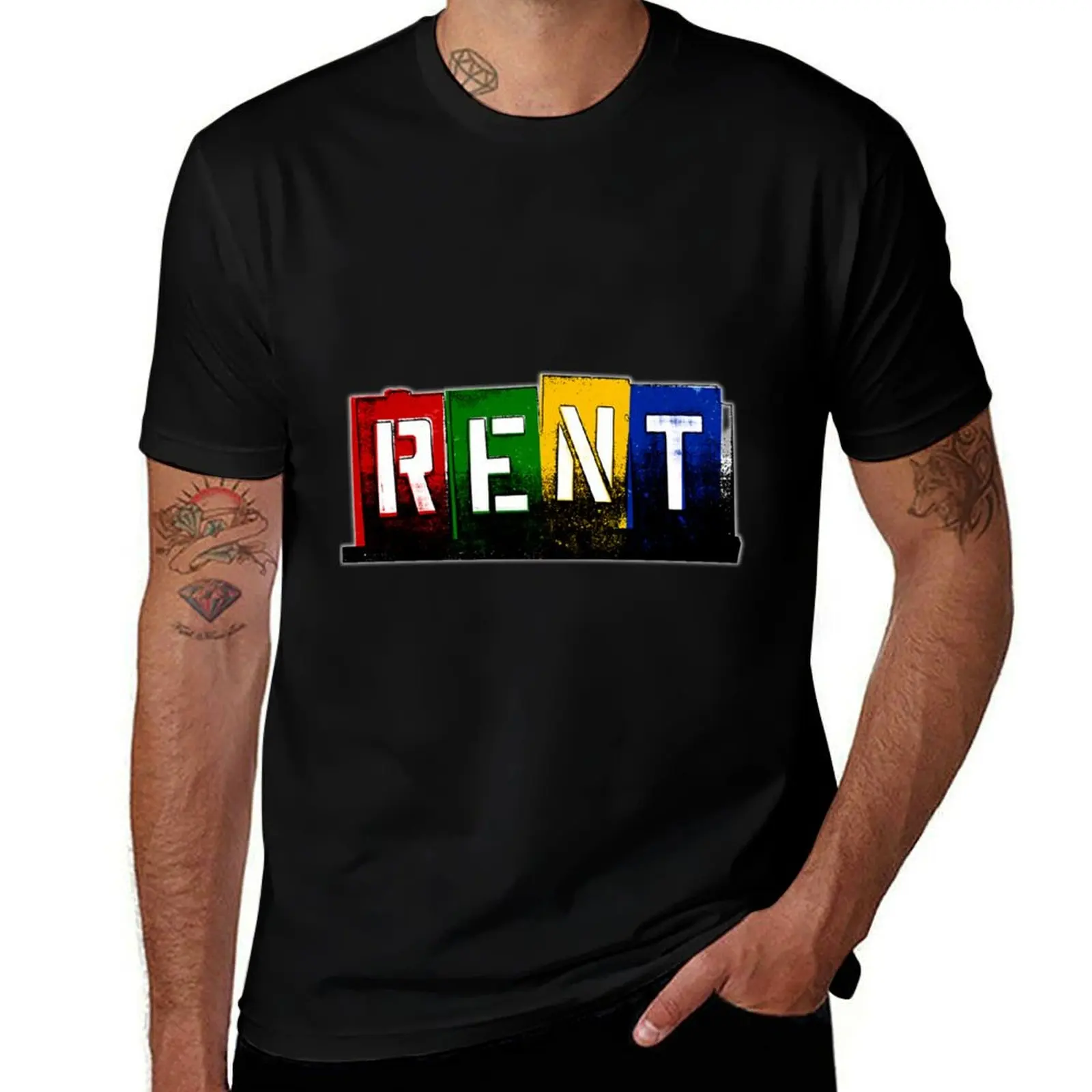 

RENT - Musical T-Shirt man graphic t shirt t shirts for man graphic vintage