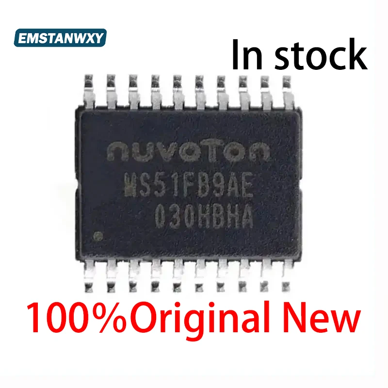Original Genuine MS51FB9AE TSSOP20 Compatible substitution N76E003AT20 STM8S003F3P6TR Single Chip micro controller TSSOP-20