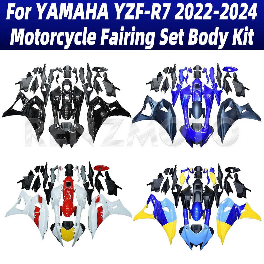 

Новый ABS для YAMAHA YZF-R7 2022-2024, комплект обтекателей для мотоцикла и велосипеда, комплект кузова, комплект впрыска корпуса YZF-R7 2022-2024